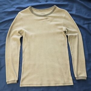 Goodfellow & Co Grey Long Sleeve Thermal Shirt